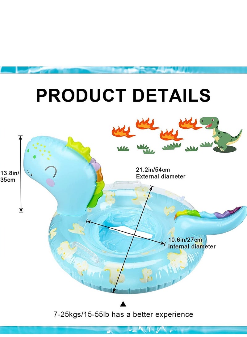Barakah Baby Pool Float Infant Pool Floats with Safty Seat for Kids Toddlers Age 0-5 Under 110lbs for Inflatable Pool Beach Outdoor - Image 2
