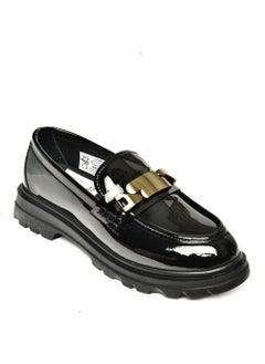 Fox Shoes T820515108 Black Patent Leather Loafer Women's Shoes  - Image 5