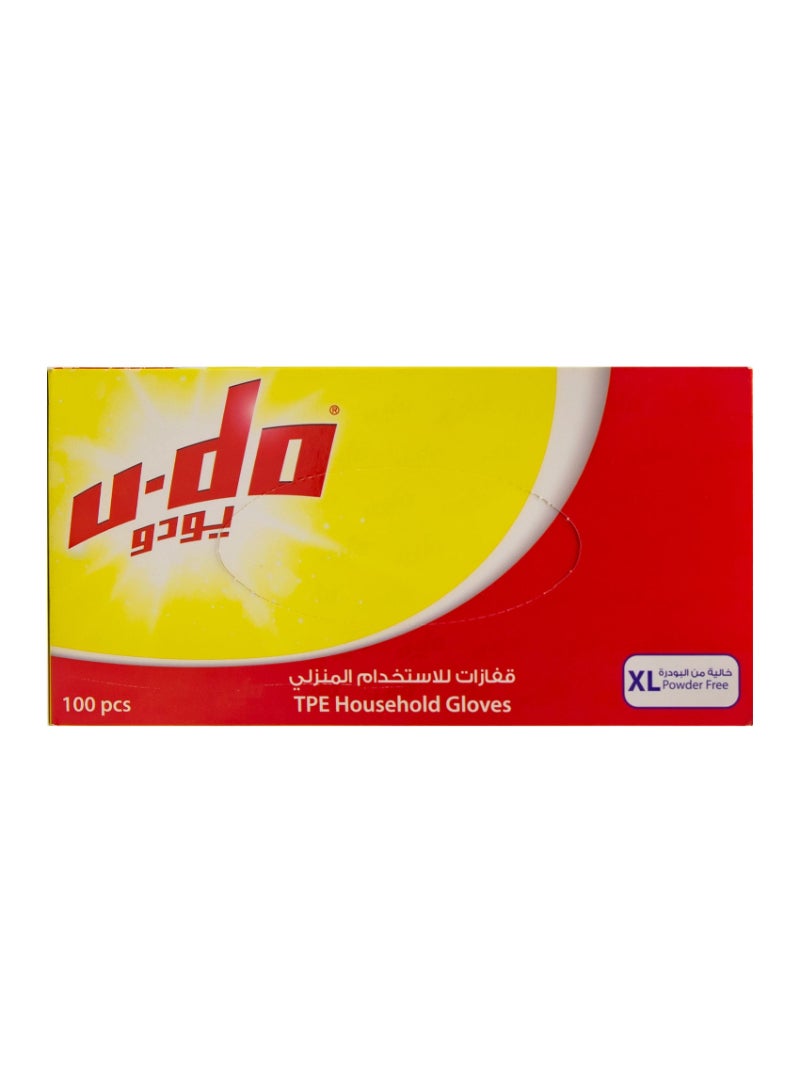UDO Disposable Gloves XL, 100 Gloves