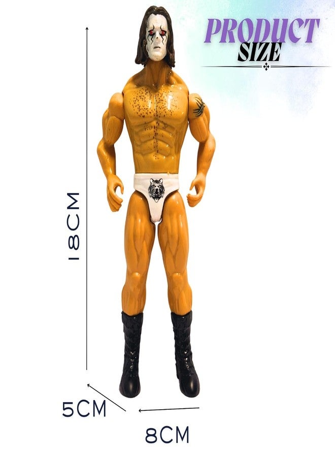 Mallexo Realistic Action Figures Ultimate Warrior Wrestling Miniature Toys for Kids 3+| 1PCs Random Championship Wrestler Figurine Toy Playset for Boys & Girls Birthday Gifts for Children Decor Items - Image 3