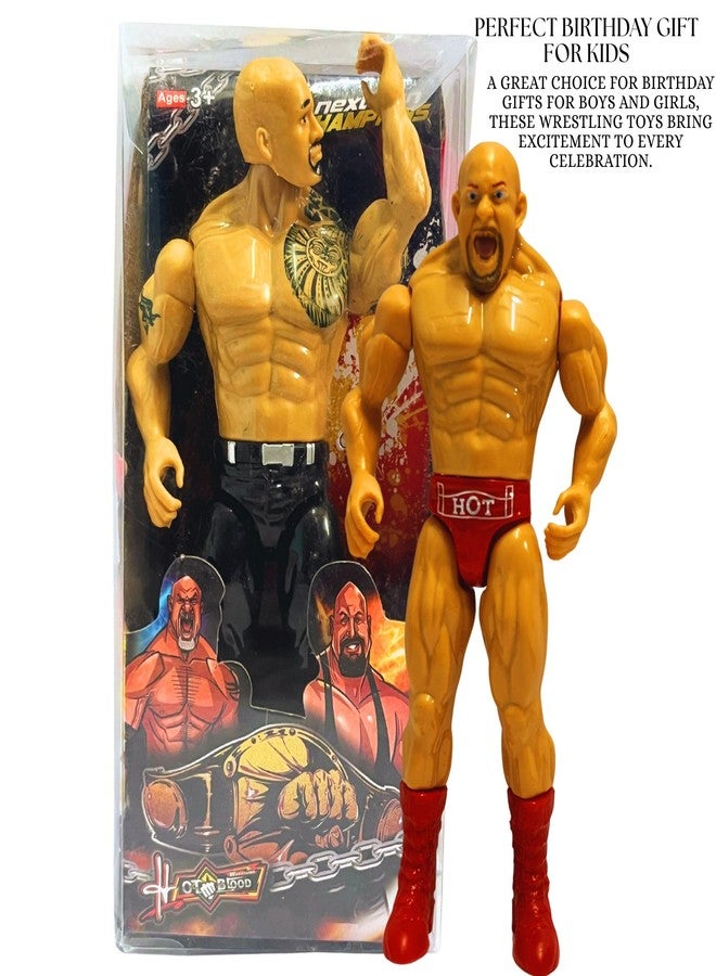 Mallexo Realistic Action Figures Ultimate Warrior Wrestling Miniature Toys for Kids 3+| 1PCs Random Championship Wrestler Figurine Toy Playset for Boys & Girls Birthday Gifts for Children Decor Items - Image 5
