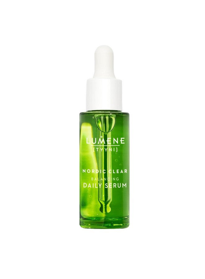 Lumene Nordic Clear [Tyyni] Balancing Daily Serum Hydrating Niacinamide Serum For Oily Combination & Acneprone Skin Helps To Reduce The Appearance Of Pores And Redness (1 Fl Oz) - Image 1