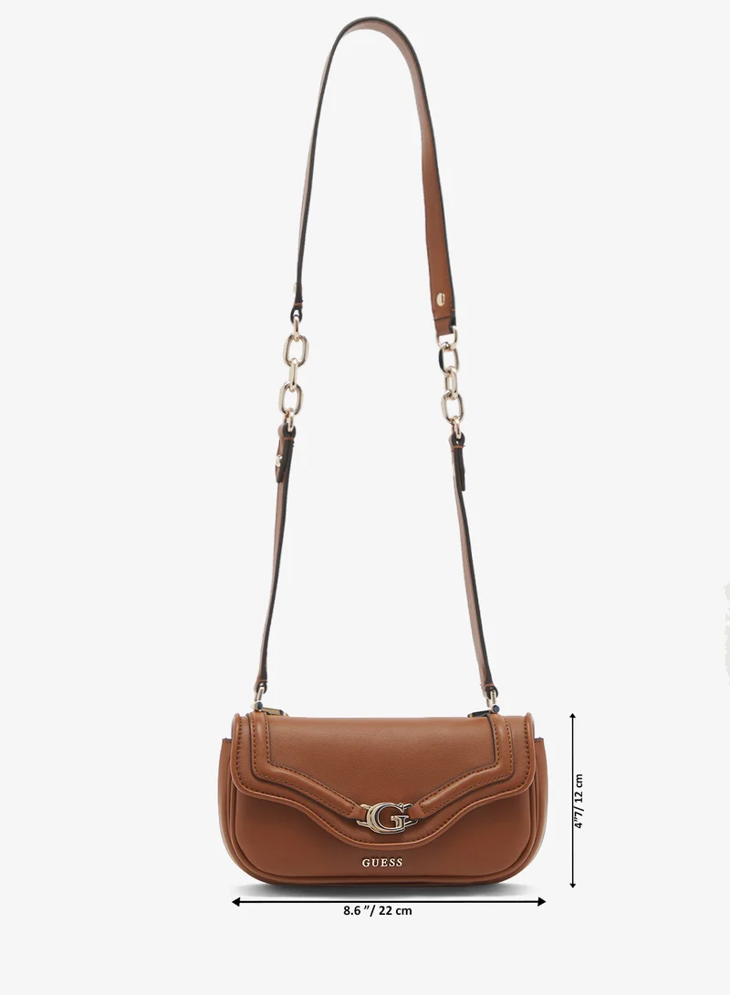 GUESS Cognac Dea Crossbody Bag for Women | Best Price UAE