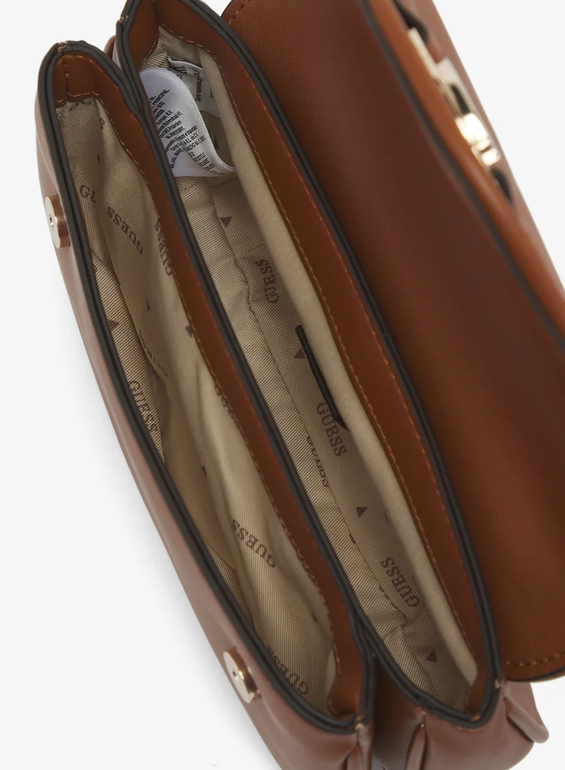 GUESS Cognac Dea Crossbody Bag for Women | Best Price UAE