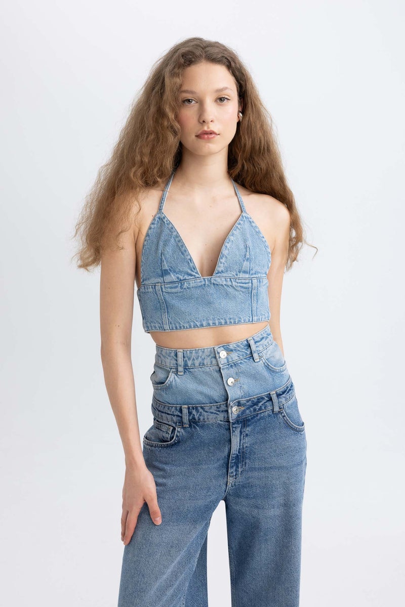 DeFacto Woman Jean Blouse - Image 1