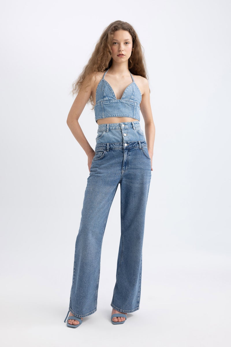 DeFacto Woman Jean Blouse - Image 2