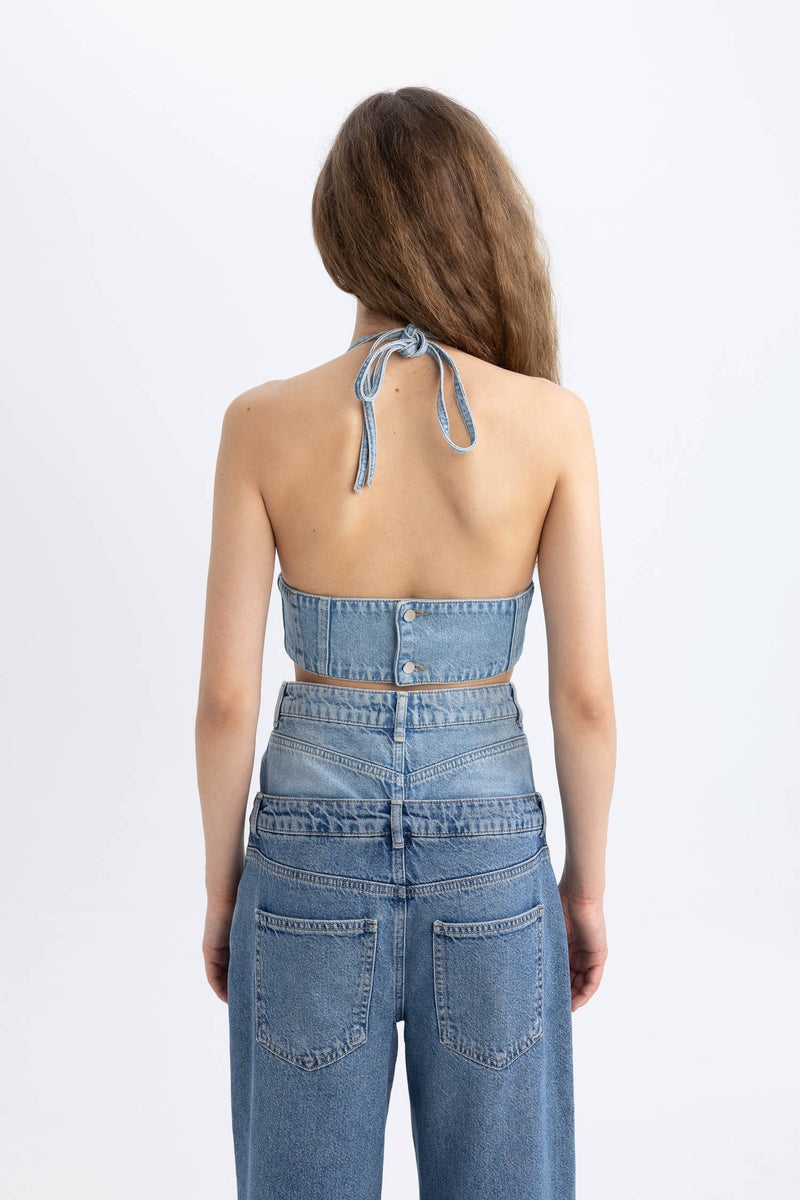 DeFacto Woman Jean Blouse - Image 5