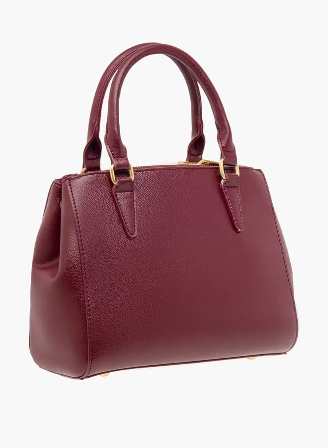 فلورا بيلا من شو إكسبرس Women Logo Detail Tote Bag with Handles and Zip Closure