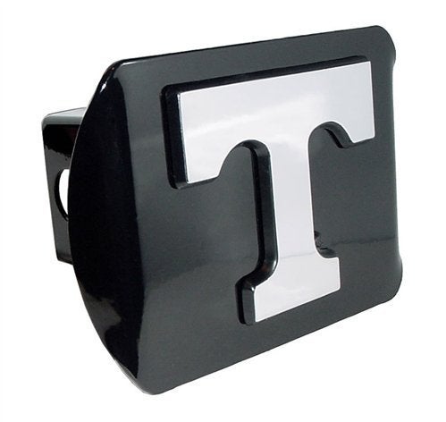 Elektroplate Tennessee Volunteers Black Metal Trailer Hitch Cover with Chrome Metal Logo (For 2" Receivers) - Image 5