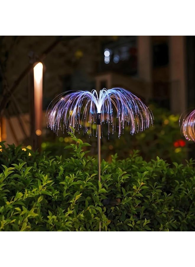 Solar Jellyfish Garden Lights Outdoor, Waterproof 8-Color Changing LED, Auto On/Off, 2 Pack - Image 5