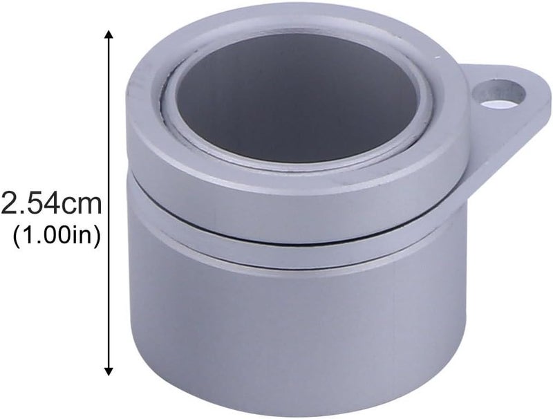 1 Inch Aluminum Rotating Flagpole Mounting Ring with Metal Clip, Flag Pole Fastener for Outdoor Flag Display, Patio and Lawn Flagpole Hardware Kit - Image 2