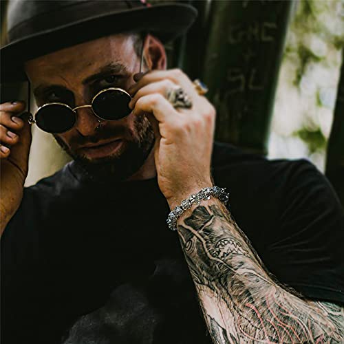 ZenBless Fengshui Prosperity Bracelet 12mm Natural Bead Large Size Bracelet for Men Double Silver Pi Xiu/Pi Yao Attract Wealth Health and Good Luck - Image 4