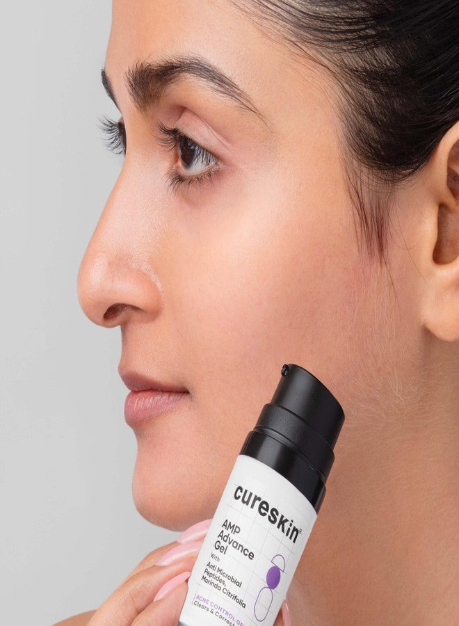 Cureskin جل كيورسكين لعلاج حب الشباب الموضعي مع حمض الماندليك | جل لإزالة البثور لحب الشباب النشط والاحمرار والبقع الداكنة | مصحح سريع المفعول للبقع للرجال والنساء | 10 غرام - Image 2