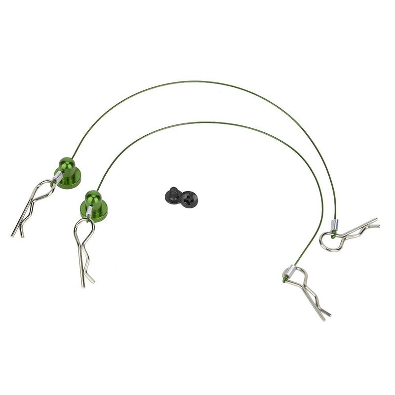 Green RC Car Body Shell Clip Pin With Screw Retainer Wire Clip RC Car Body Fastener - Image 4