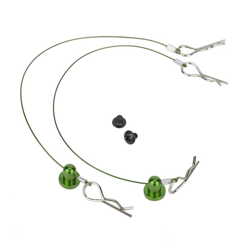 Green RC Car Body Shell Clip Pin With Screw Retainer Wire Clip RC Car Body Fastener - Image 2