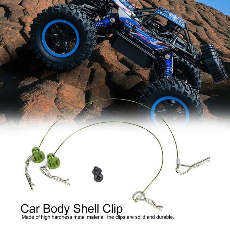 Green RC Car Body Shell Clip Pin With Screw Retainer Wire Clip RC Car Body Fastener - Image 3