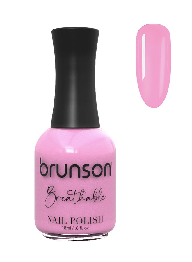 brunson Breathable Nail Polish Halal nail polish Wudu friendly Quick-Dry Vegan long lasting but easy peel off   18ml BH187
