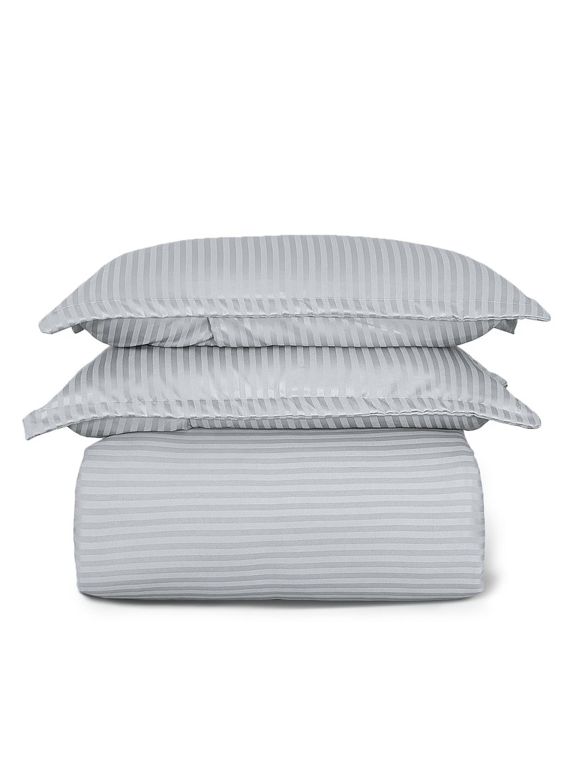 Sleep night Hotel Stripe Comforter Set with Polyester Filling Soft and Lightweight Suitable for All Season  - Image 2