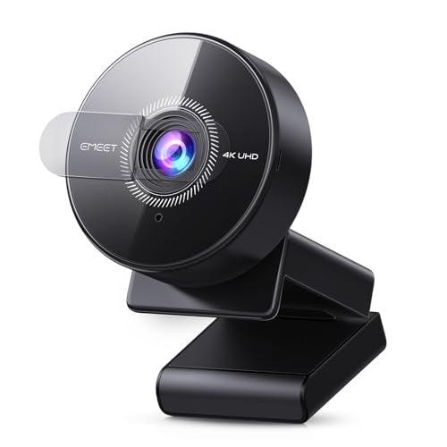 EMEET C950 4K Webcam for PC - PDAF Autofocus, USB Webcam with Microphone & Physical Privacy Cover, 1080P@60FPS, USB 2.0 Plug&Play, No Tripod Hole, Web Cam w/ 70°View for Meeting/Online Classes/Zoom - Image 1