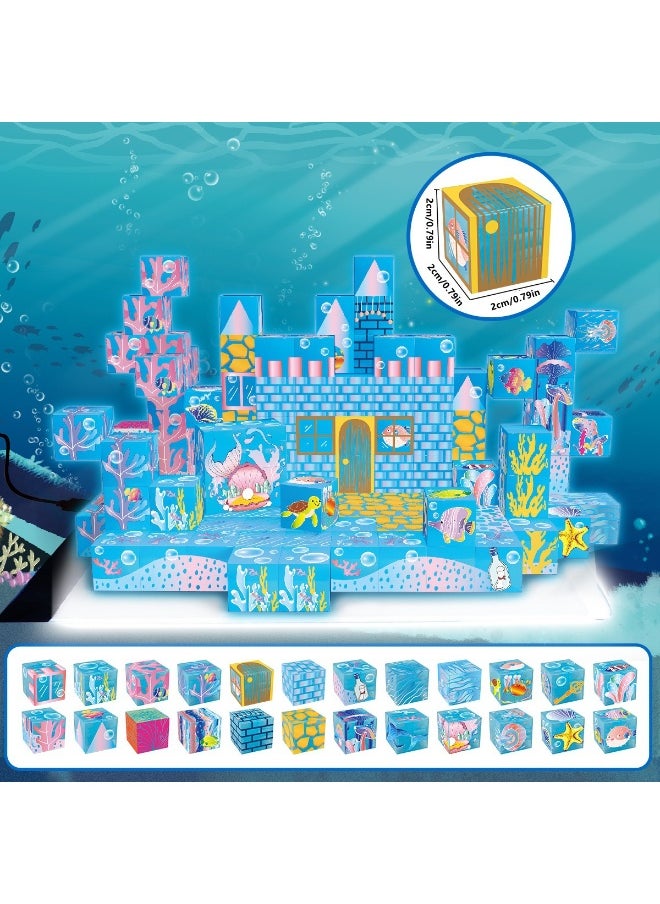 General Luminous magnetic block building blocks Educational toys Strong magnetic assembly magnetic building blocks gifts for family and friends  - Image 2