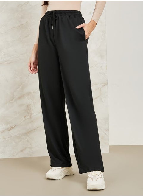 Straight Leg Jogger with Drawstring Waistband