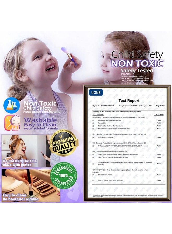 ROKKES Kids Makeup Kit For Girl Toys Toys For Girls Makeup Girls Princess Gift Non Toxic Toddlers Cosmetic Kits Child Play Makeup Toys For Girls Age 4 10Year Old Children Gift… - Image 4