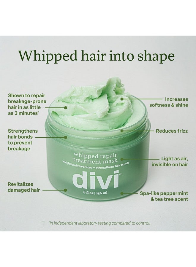 ديفي قناع ديفي ويبد ريبير لعلاج الشعر - قناع ترطيب عميق للشعر الجاف والتالف والمصبوغ - 8 أونصة سائلة - Image 2