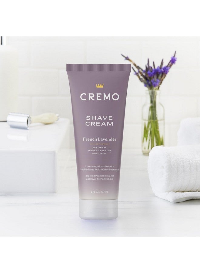 cremo French Lavender Moisturizing Shave Cream, Astonishingly Superior Shaving Cream For Women, Fights Nicks, Cuts And Razor Burn, 6 Fl Oz (2 Pack) - Image 1