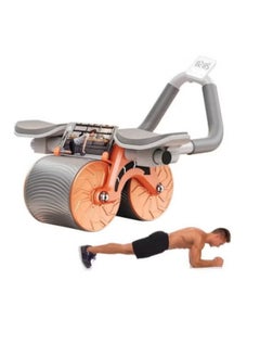 Abdominal muscle exercise bike, elbow support, with mobile holder