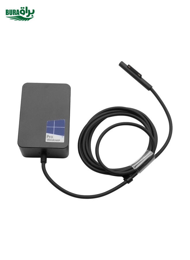 BURAQ - 24W 15V 1.6A AC Adapter Charger for Microsoft Surface Go / Pro 4 1736 , US Plug - Image 1