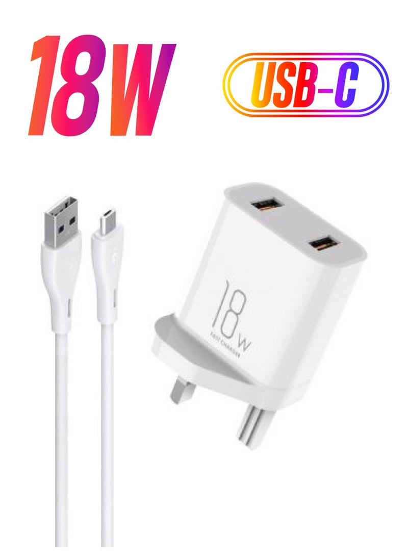 itell - Travel Adapter Typ-C cable 18W Fast charger - Image 1