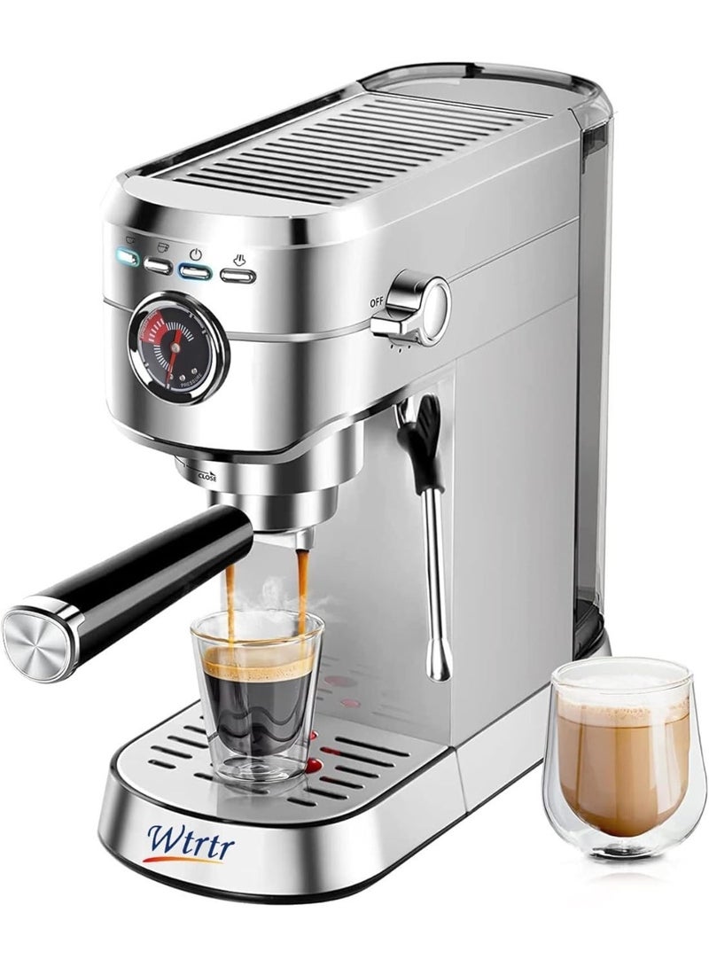 Wtrtr Espresso Machine Coffee, Professional Espresso Maker,Espresso Manual Coffee Machines [1 year warranty] - Image 1