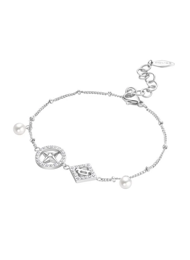 POLICE POLICE - Sheeny Bracelet for Women Stainless Steel with Pearls - PEJLB0002107