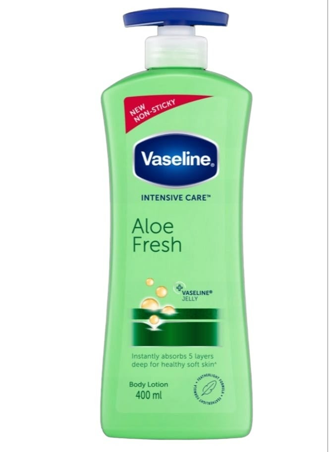 فازلين لوشن العناية المركزة بالصبار المنعش 400 مل