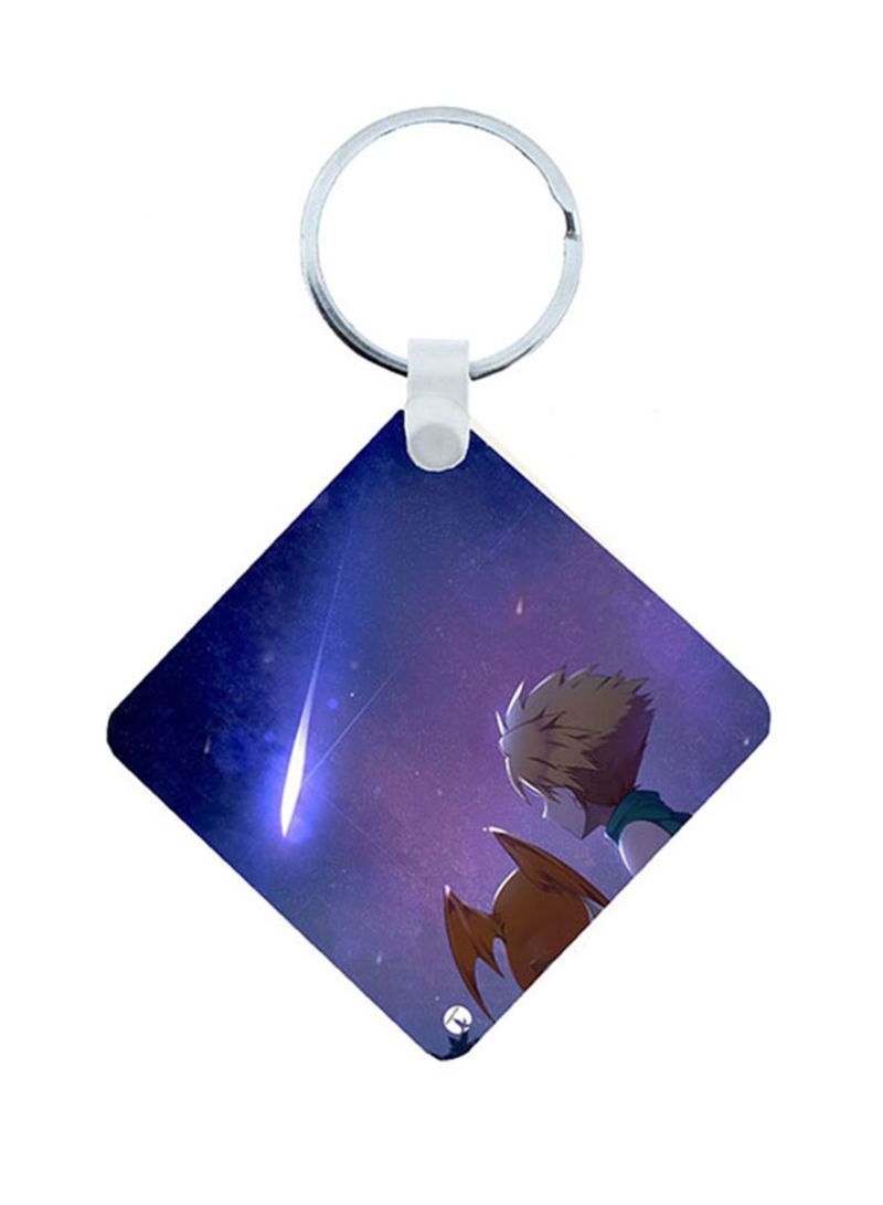 RKN Digimon Anime Wooden Keychain