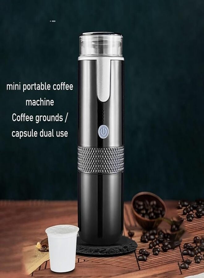 Portable Coffee Maker, Fast Hot Mini Electric Espresso Machine, Self-heating Automatic Capsule Coffee Maker,for Capsules, Coffee Powder, Tea, Suitable for Home, Travel, Camping, Office - Image 3