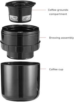 Generic Portable Coffee Maker, Fast Hot Mini Electric Espresso Machine, Self-heating Automatic Capsule Coffee Maker,for Capsules, Coffee Powder, Tea, Suitable for Home, Travel, Camping, Office  - Image 4