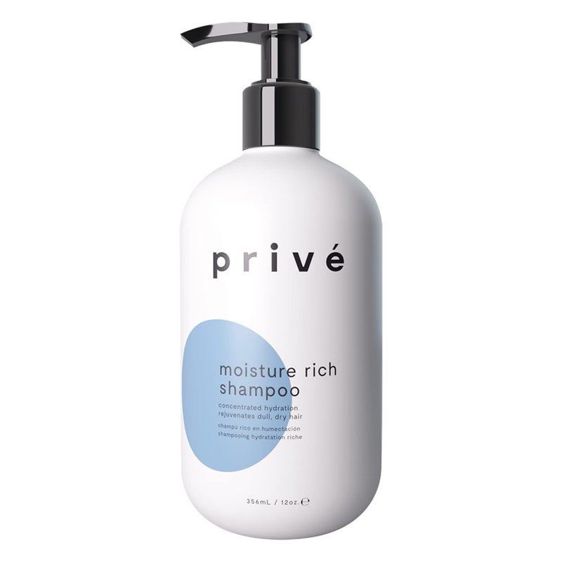 PRIVE priv moisture rich shampoo nourishes dry hairsmoothes frizz  355ml 12oz