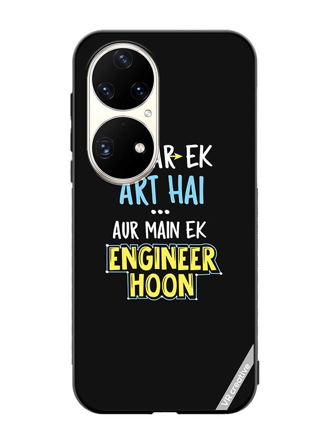 VR CREATIVE Protective Case Cover For Huawei P50 Pro Pyaar Ek Art Hai Design Multicolour - Image 1