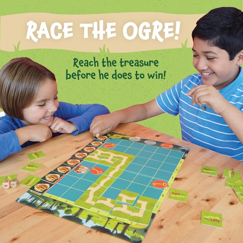 Peaceable Kingdom Race to the Treasure! Cooperative Path Building Game for 2 to 4 Kids Ages 5+ - Image 2