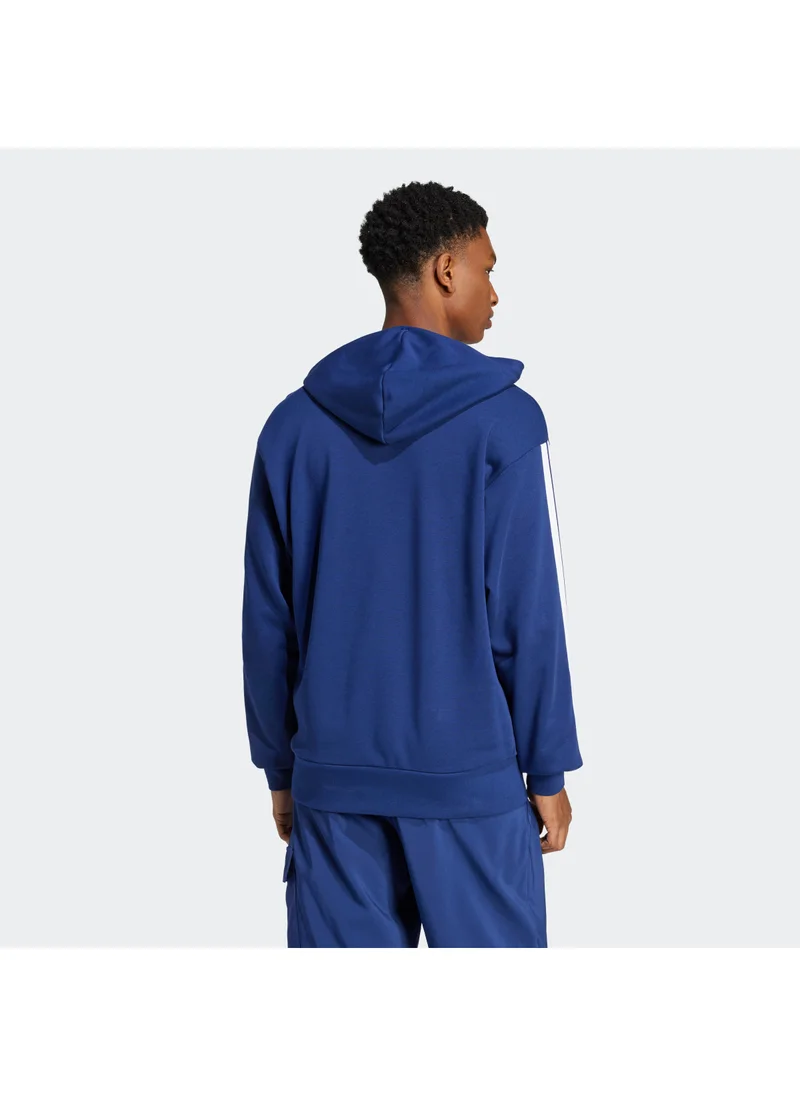 اديداس Essentials 3 Stripes French Terry Hoodie