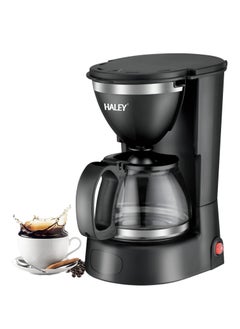 Haley Haley Drip Coffee Maker, 750ml Filter Coffee Machine, 650w Thermal Insulation Function 6-Cup Glass Carafe, with Easy On/Off Switch, Easy Pour (2 years Warranty)  - Image 1