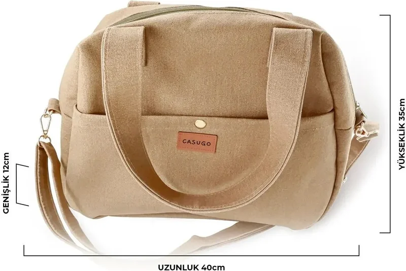 Casugo Multi-Purpose Hand and Shoulder Strap Functional Women's Bag Mustard