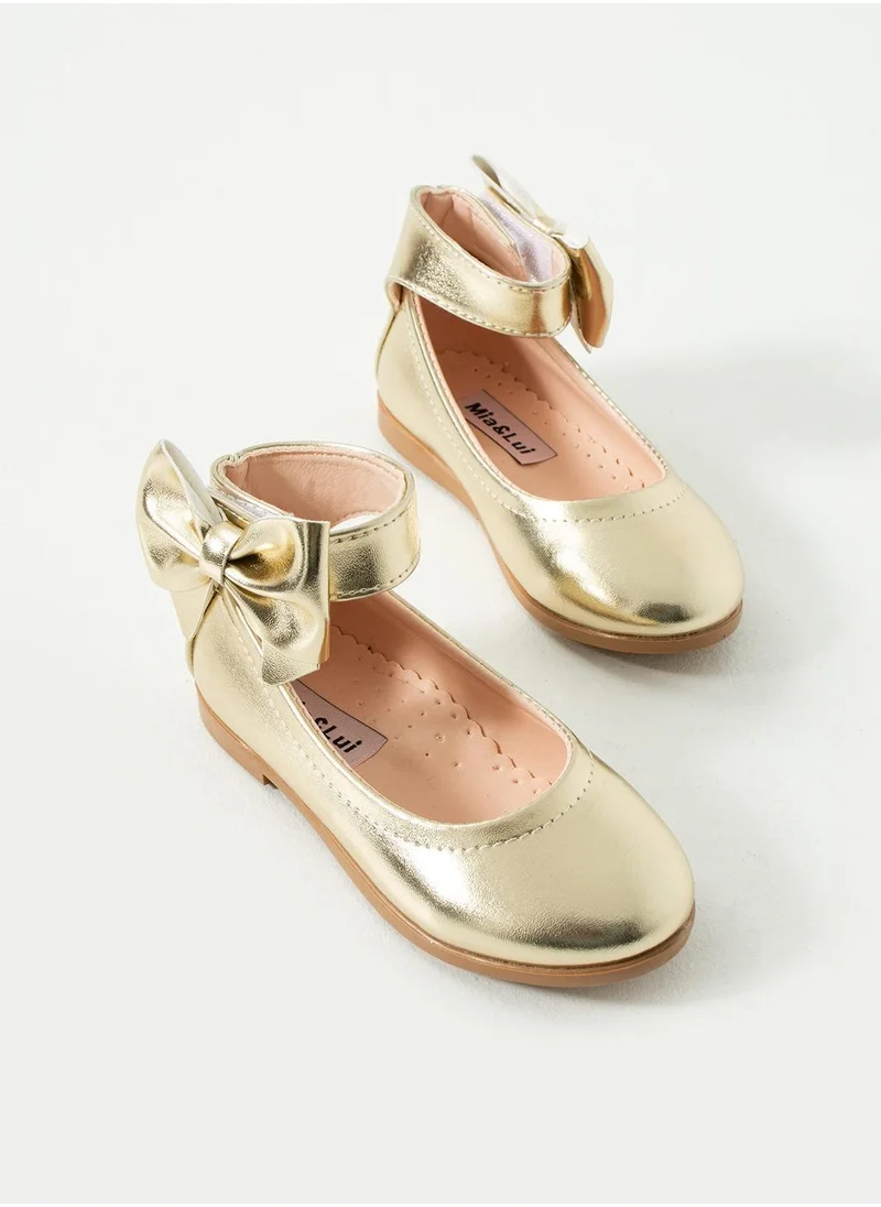 VIA BAMBINO Girl Shoes B-550 Gold