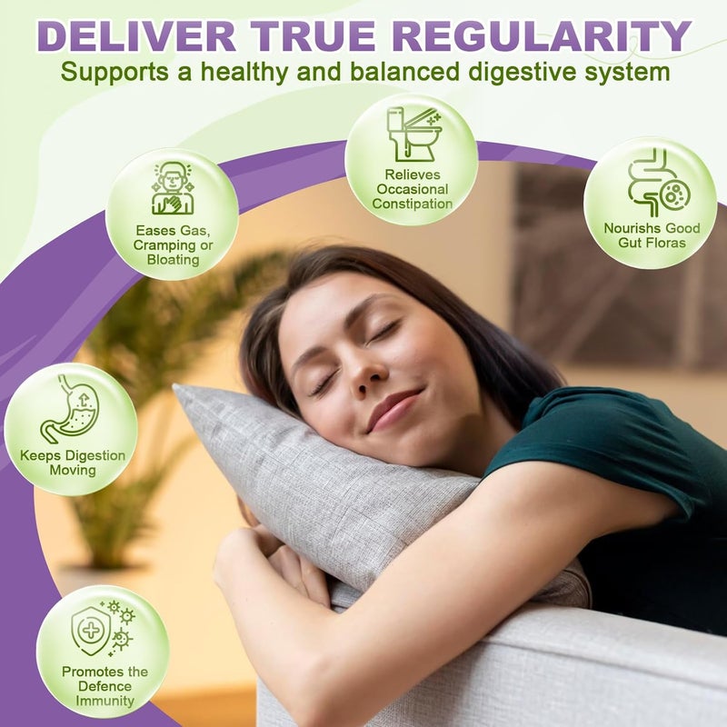 NATURE TARGET Daily Fiber Supplement  Soluble Prebiotic Fiber Powder for Gut Health Whole Food High Fiber for Digestive Health  Regularity Unflavored Gluten  Sugar Free Keto  70 Servings - Image 5
