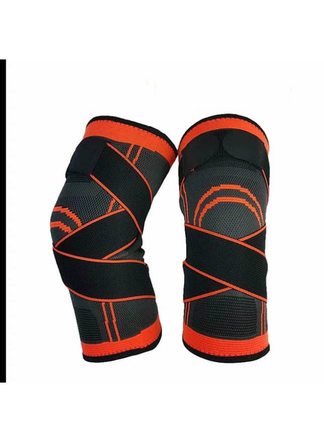 دعامة ركبة قابلة للتعديل مع حزام ضغط – واقي ركبة رياضي للجري والتمارين وتخفيف آلام المفاصل - Image 4