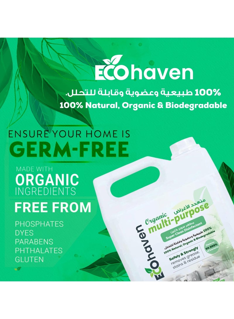 Ecohaven Organic Multi-Purpose Cleaner – 5 Liters | Natural & Eco-Friendly | Tough on Dirt, Gentle on Surfaces | Non-Toxic & Biodegradable | Home, Office & Commercial Use - Image 5