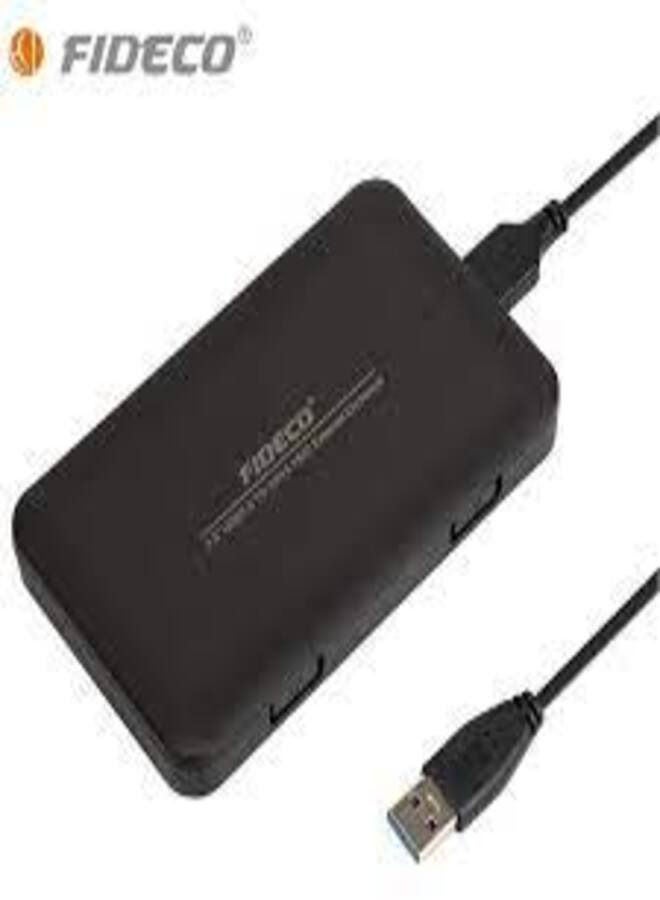 Fideco USB 3.0 2.5 inch SSD and HDD External Enclosure wuth Micro Cable - Image 1