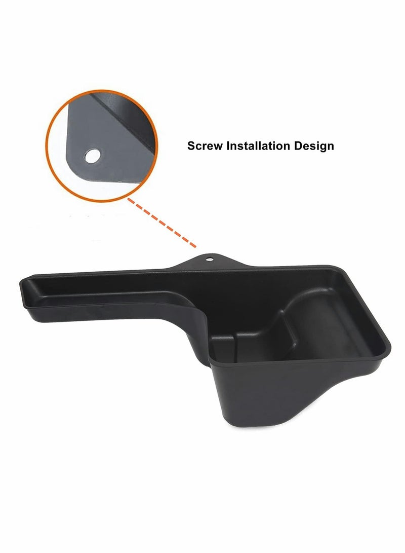 SYOSI RBR Wheel Well Storage Bin Rear Trunk Organizer Tray Gear Shift Console Side Storage Box for 2018-2021 Jeep Wrangler JL JLU, Interior Accessories, Right Side, Black - Image 4