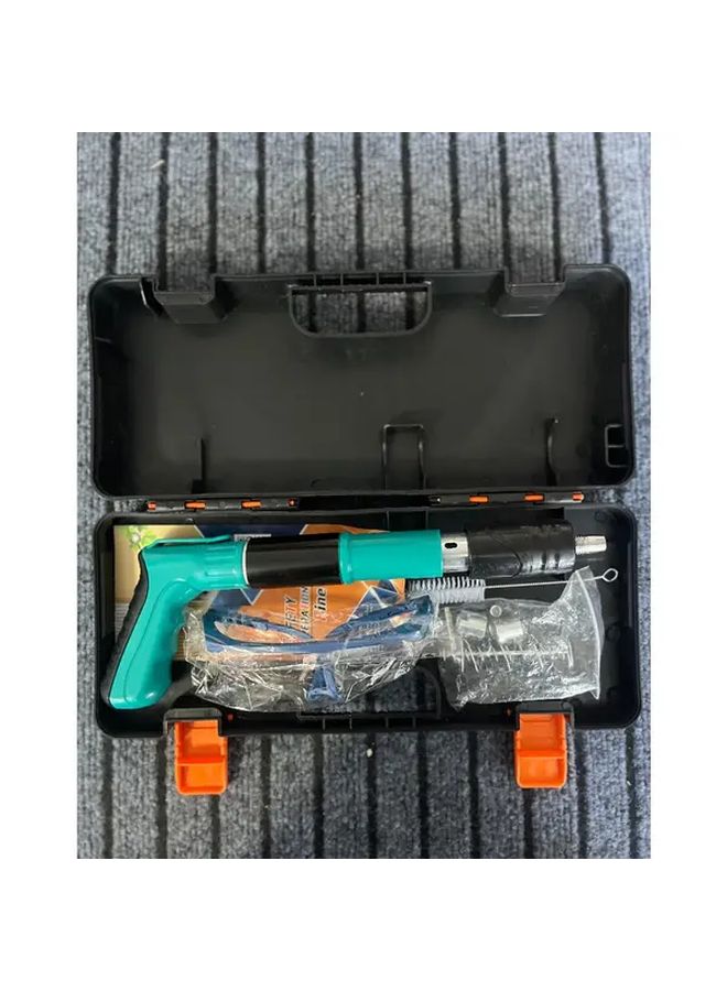 Manual Nail Gun Heavy Duty Portable For Concrete Wood 5 Speed Adjustable With Goggles Case - Image 1